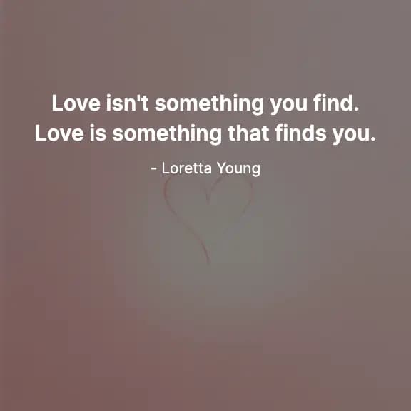 Love Quote Example