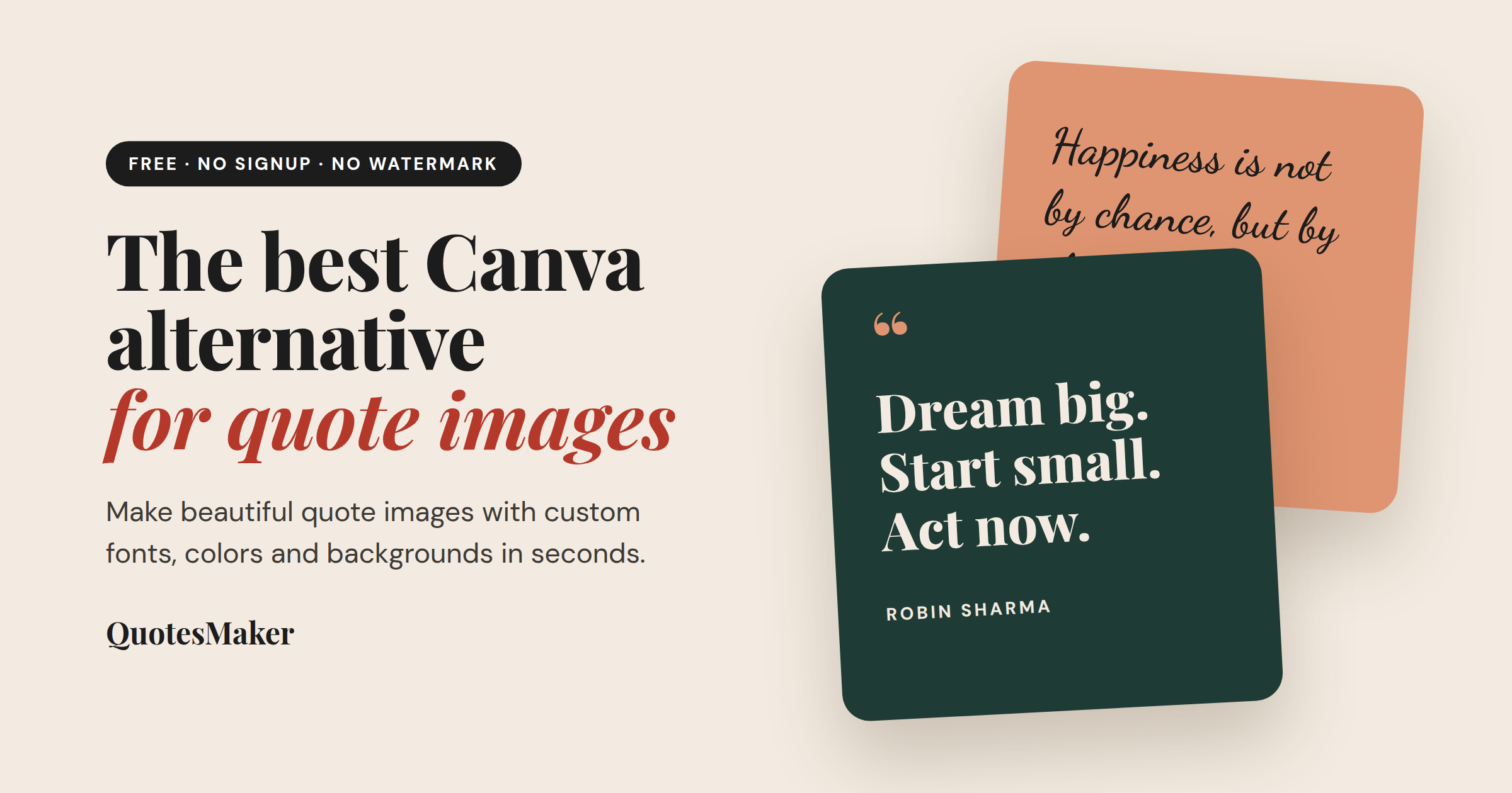 The Best Free Canva Alternative for Creating Quote Images